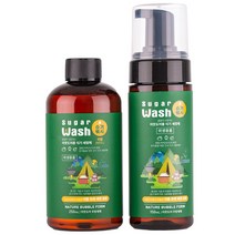 슈가워시 물없이 거품으로 닦아 내는 신개념 식기세정제 캠핑 차박 낚시 트레킹 필수품, 옵션 5 본품 2개 + 리필 1개