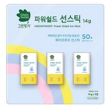 그린핑거 키즈 선케어 구성상품 아이들 어린이 유아 초등학생 돌아기 선크림 선팩트 선스틱 아기선크림언제부터 안끈적이는 뽀송한 유분기없는 몸에바르는 흡수력좋은 썬크림 추천, 선스틱 15g 본품 x 3입