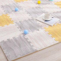 행복한 이웃 층간소음방지 퍼즐 매트 셀프시공 31cm x 31cm 16개, 브라운 (31cm x 31cm 16개)
