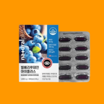 내추럴플러스 빌베리 루테인 아이플러스 100mg 30캡슐, 1개