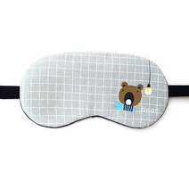 런웨이브 애니멀 찜질 수면안대 베어 + 냉온찜질팩, 1개입, 1개