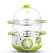 Home Electric Steamer Cooker Egg Boiler Double Layer Breakfast Machine Automatic Custard Pot Food Wa, 01 WHITE_04 UK