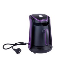 휴대용 터키식 커피 메이커 홈 반자동 커피 메이커 hot coffee maker easy clean travel italian style coffee maker, 자주색, 유럽 ​​연합