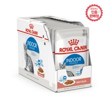 로얄캐닌 캣 파우치 인도어 85gx12개/습식사료, 85g, 12개