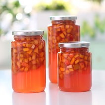 수제 과일청 자두 복숭아청 수제청 선물 답례품 카페, 수제 자두복숭아청 700g