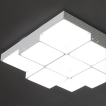 18평 인테리어 디자인 LED 큐브등 거실 조명 75W 화이트 안방 전등교체 부모님 빛번짐