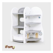 아이팜 디자인정리함 (그레이) - 구성7.책장+코너장, 디자인정리함(그레이) - 책장+코너장
