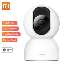Xiaomi Mi 스마트 카메라 360 2K 1296P 1080P WiFi 무선 감시 웹캠 야간 시계 휴머노이드 아기 보안 모니터 감지, 06 B EU 32GB SD