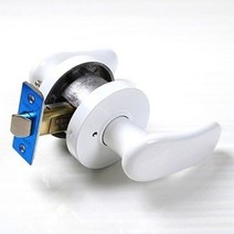 허브몰 / 방문손잡이 둘리 화이트 욕실, 단일 수량