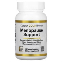 캘리포니아 골드 뉴트리션 Menopause Support 30 베지캡슐, 30 Count