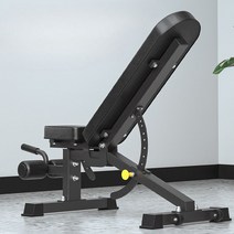 싯업보드 복부 근육 헬스기구 싯업바 벤치 복근운동 접이식 코어 윗몸일으키기 기구, 블랙 모델