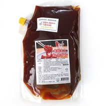 대박마켓 업소용 육회소스 (고추장맛) 2kg 소문난 육회소스 육회양념 대용량