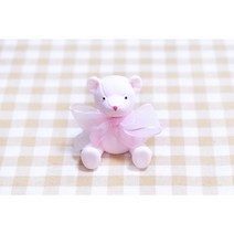 가죽곰 차량용 귀여운 석고방향제 새차선물, 일랑일랑, 연보라, 럭셔리곰