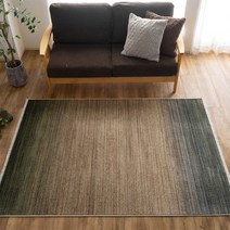 사얀 사얀 빈티지 테이스트 그라데이션 러그 피어 140×200 1.5 다다미 그린