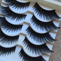 발레 밸리댄스 무대 공연 메이크업 화려한 속눈썹, 1개