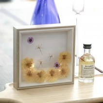 또티 압화 공예 DIY 무드등 부케 말리기 결혼 선물 만들기 세트, 옐로우