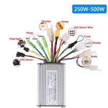 리튬 접이식 펫바이크 전동 출퇴근용 전기 자전거 컨트롤러 36V 48V KT 듀얼 모드 사인파 250W 1000W e바이, 07 52V 45A Sinewave, 한개옵션1
