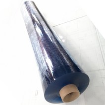 (청투명2mm/폭120cm/길이5m Roll) PVC연질비닐 두꺼운 아스테이지 책상식탁 투명매트 바닥보호보양 방풍비닐