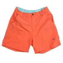 Southern Marsh Tarpon 플랫 낚시 반바지 네온 코랄 Medium, X-Small, Neon Coral