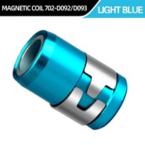WOSAI 범용 마그네틱 링 합금 스크루 드라이버 비트 강력 자화 드릴 배치 헤드, LIGHT BLUE