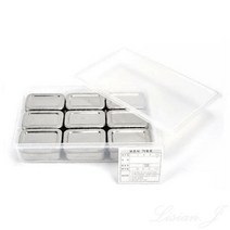 사각 보존용기 9P 보존식냉장고 급식 보존식
