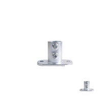 다용도 파이프클램프 25A-33.7MM 실버 파이프고정클립 파이프홀더 파이프홀더 고정클램프, 1개