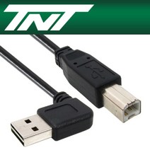 TNT NM-TNTR07 USB2.0 양면인식 ㄱ형 AM-BM 케이블 2m, 본상품선택