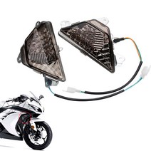 BIKI 가와사키 닌자 250/300 프론트 앞 윙카 좌 우 세트 깜빡이 방향 지시등
