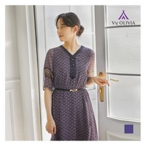 [올리비아로렌] 에스닉 쉬폰 원피스__VVCOAYM6136
