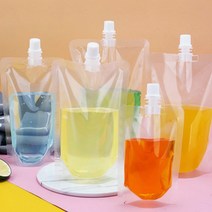 스파우트 파우치 포장기 주스 음료 보관팩 200ml 10개
