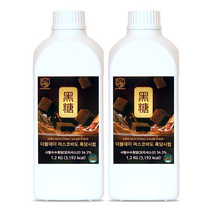 더블데이 머스코바도 흑당시럽 1.2KG 2개 세트, 1200g