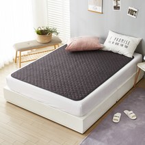 더안 EMF 탄소매트 전기장판 딥그레이 6size, 더블 140X180cm