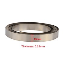 10/2M 니켈 시트 플레이트 도금 강철 벨트 스트립 커넥터 스폿 용접기 18650 리튬 이온 배터리 용, [09] 8x0.1mm  10M, 09 8x0.1mm  10M