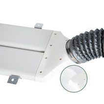 플랫환풍관 식당 고깃집 인테리어 배관자재 자바라호스 연결관 덕트 닥트자재 200mm