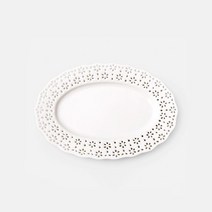 안나킴 10 레이스 타원접시