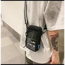 남 여 핸드폰가방 스트리트 캐주얼 트렌드 숄더백 레터링 쿨맥스 디백 남성 크로스백