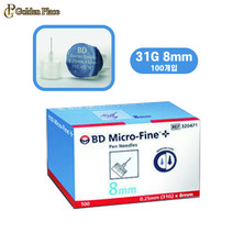 BD 마이크로파인 펜니들 31G 8mm 100개입 일회용 주사기 바늘 혈당 당뇨 멸균 주사침 G