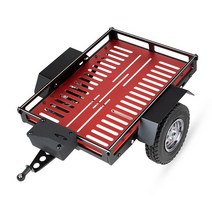 ATV트레일러 카트 트레일러 자동차 KYX 알루미늄 RC 호퍼 프레임 시뮬레이션 락 크롤러 트럭 T4 축 SCX10 RC4WD D90 CC01, [01] 빨간