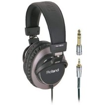 Roland 스테레오 모니터 헤드폰 RH-200S, RH-300, 블랙