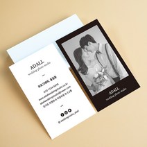 사진명함 스튜디오 웨딩 포토 스냅 포토그래퍼 명암 인쇄 소량명함제작 심플명함 명함인쇄 무료디자인 500매 4종, JH-00048 블랙1, (코팅)양면명함500매, 카카오톡