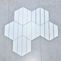 스페인 수입 포세린 헥사곤 육각 다각형 타일 / 벽 현관바닥 시공, BLUE