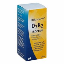 [독일 내수 정품](데크리스솔비트)DEKRISTOLVIT D3K2 Tropfen 25ml