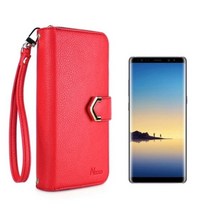 기타 바보사랑[아테나케이스]갤럭시노트8 닉소 지퍼 지갑케이스 (SM-N950)[무료배송], 레드