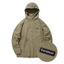 국내매장 정품 커버낫 COVERNAT 라이트 투 포켓 아노락 자켓 카키