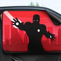 아이와 차량여행 필수품 마블 햇빛 가림막 인테리어 햇볕 가리개 카, 마블 차량용가리개 그루트