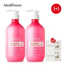 메디플라워 에트투스 플라워 마켓 퍼퓸 트리트먼트 500mlx2+헤어팩샘플10매