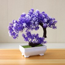 들꽃화방 데스크탑 장식 조화 개인책상 탁상화분 사무실책상 작은조화화분, 06 연꽃 퍼플