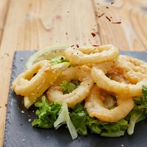 펀쿡 바삭바삭 오징어링 500g 튀겨나온 오징어링 에어프라이어용 (옵션확인필수), 튀겨나온 오징어링 500g