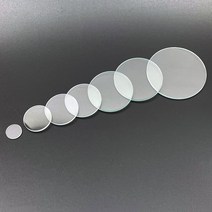 측정 시계 유리 안티 스크래치 투명 플랫 라운드 크리스탈 미네랄 수리 교체 부품 27mm - 36mm 1mm 두께, [02] 6 pieces, [10] 26.5mm, 02 6 pieces_10 26.5mm