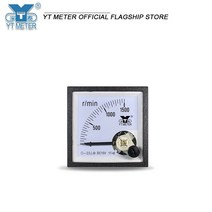 차량 속도계 hud 카플레이 모니터 yt48 포인터 타코미터 10v 입력 50rpm 100r 200r 300r 1500r min 전압계 아날로그 속도 cp48 4545mm, dc1000r 10v, 혁명